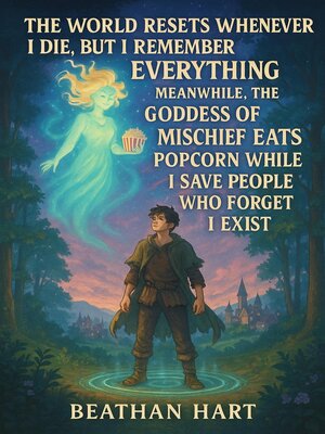 cover image of The world resets whenever i die, but i remember everything  Meanwhile, the goddess of mischief eats popcorn while i save people who forget i exist